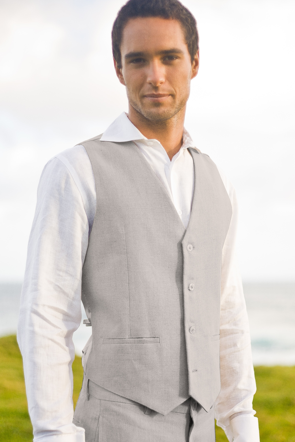 Island Importer Men's Linen Suit